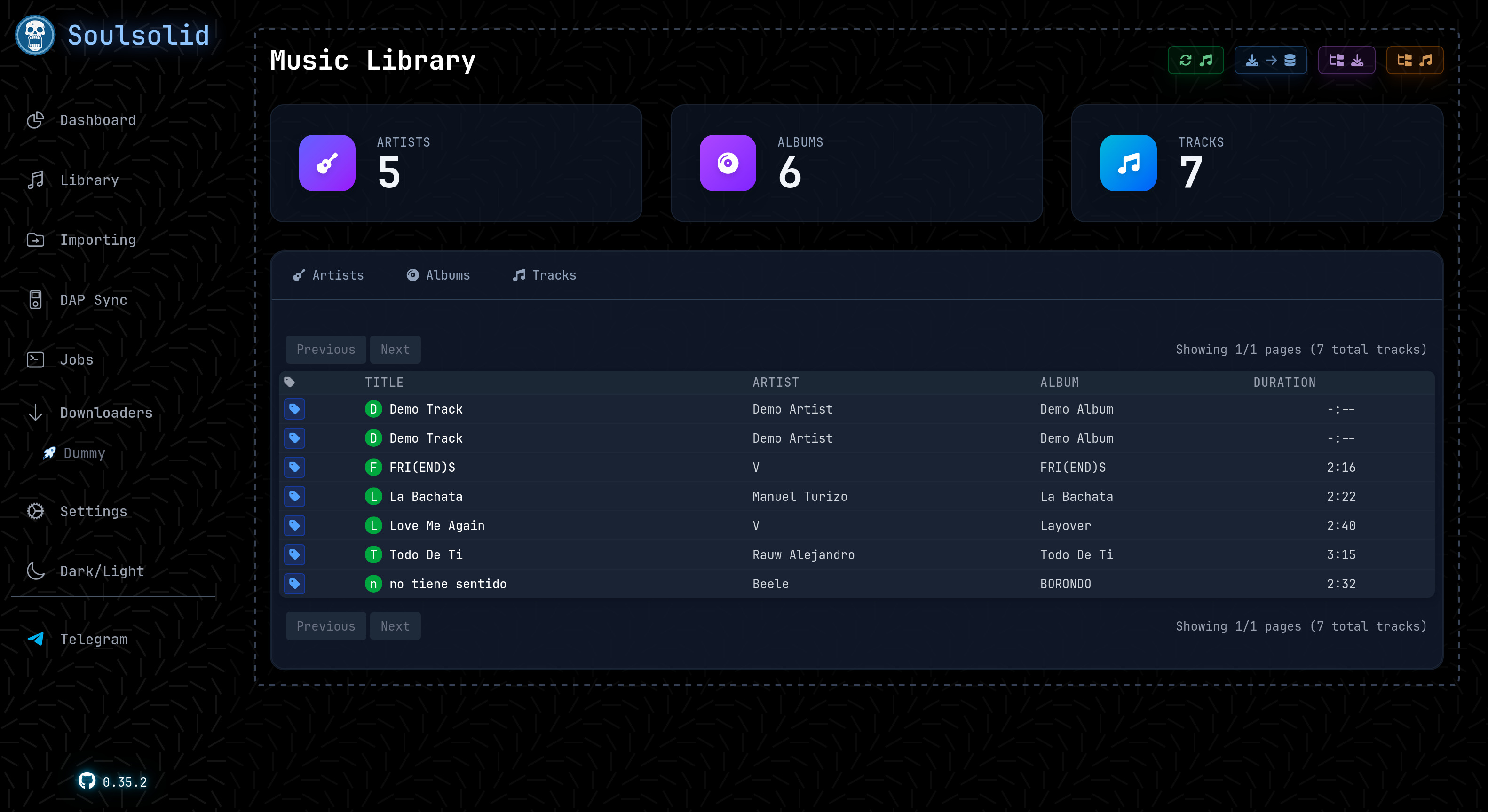 Music Library Management